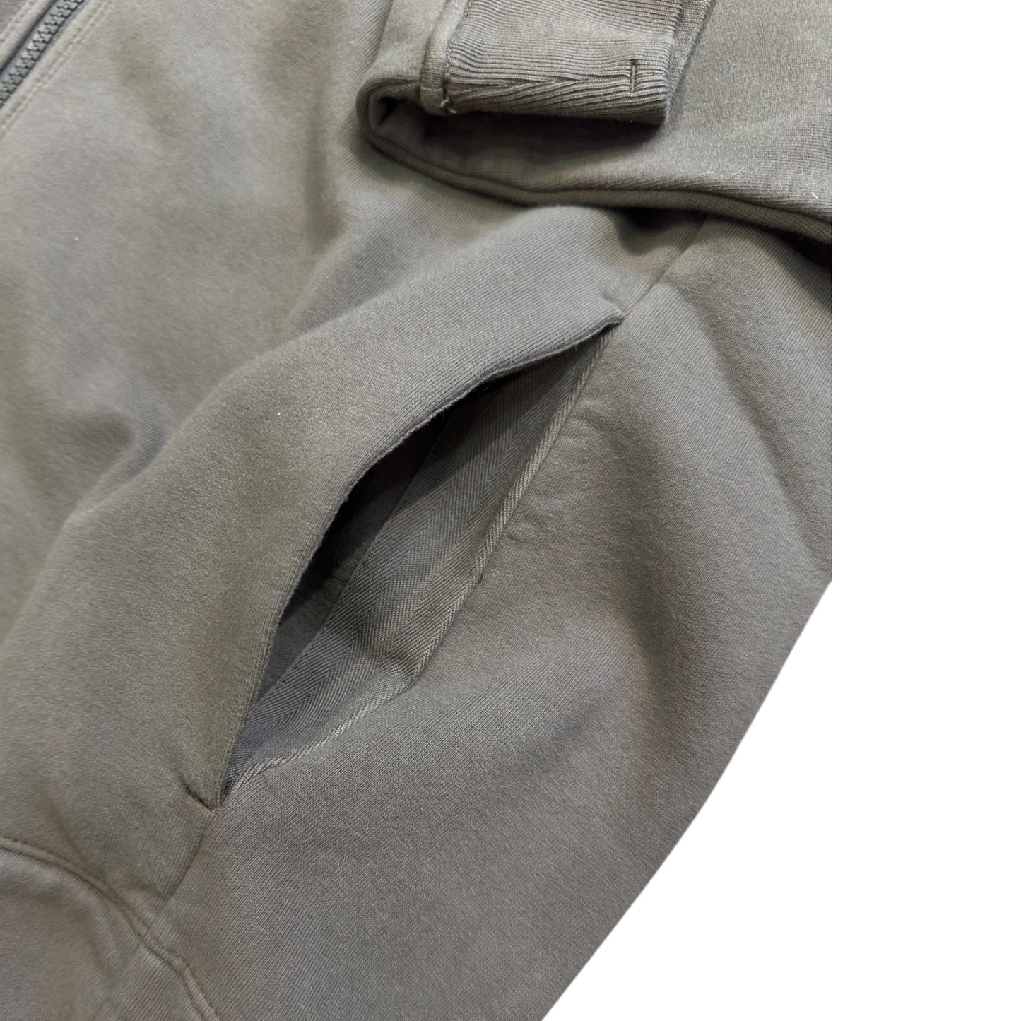 Stone Island Khaki Ghost full Zip Sweatshirt