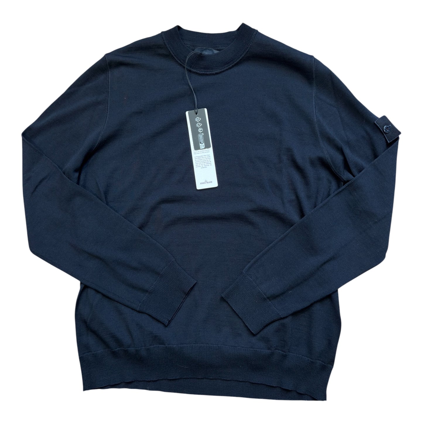 Stone Island Ghost Lightweight Knitted Wool Sweater