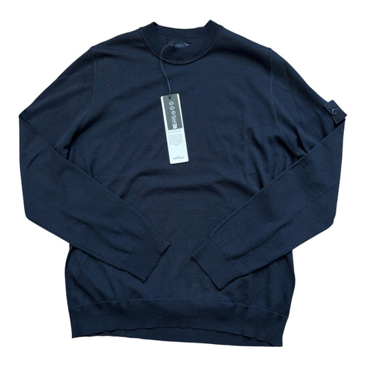 Stone Island Ghost Lightweight Knitted Wool Sweater