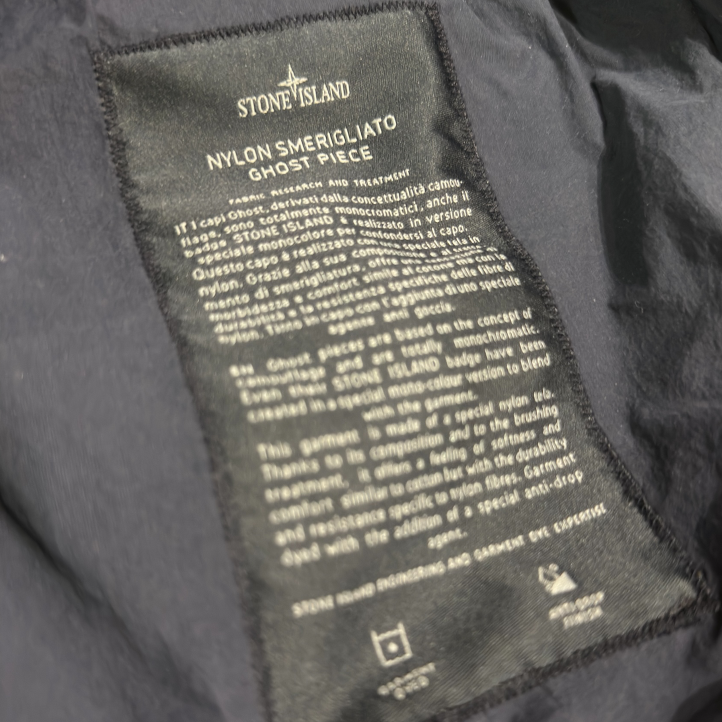 Stone Island Ghost Nylon Smerigliato Hooded Jacket
