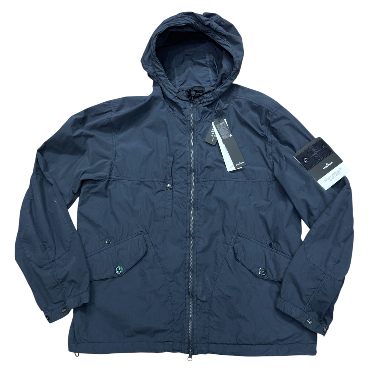 Stone Island Ghost Nylon Smerigliato Hooded Jacket