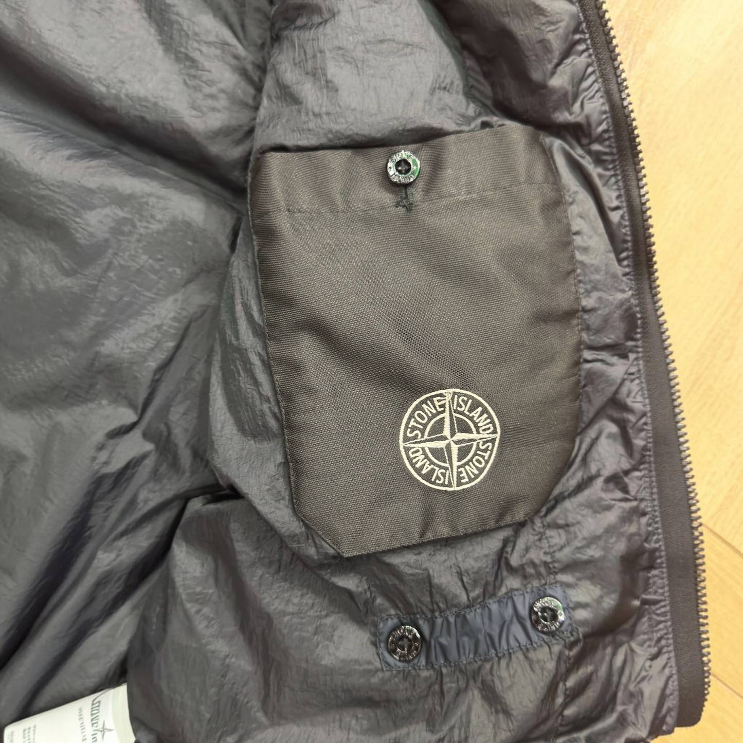 Stone Island Garment Dyed Crinkle Reps NY Down Gilet ￼