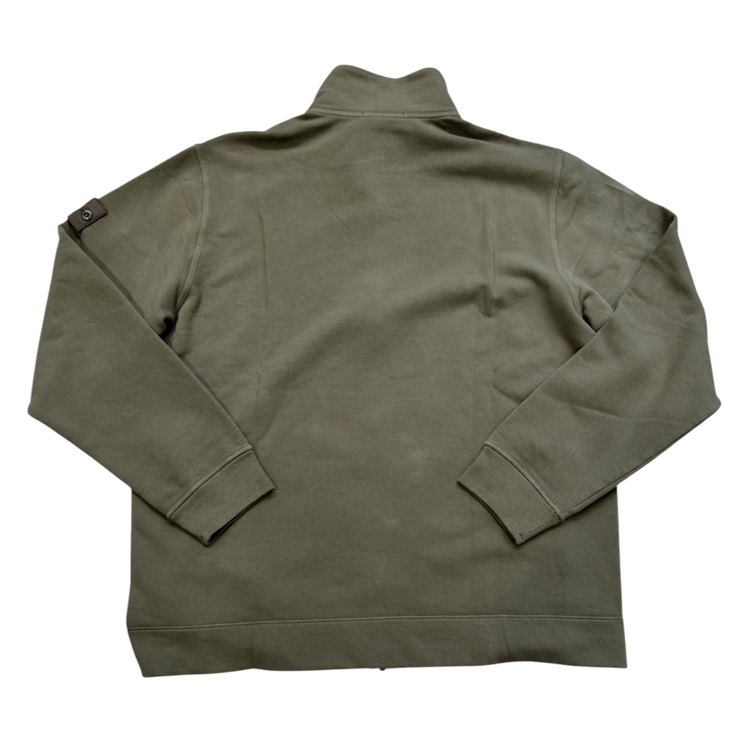 Stone Island Khaki Ghost full Zip Sweatshirt