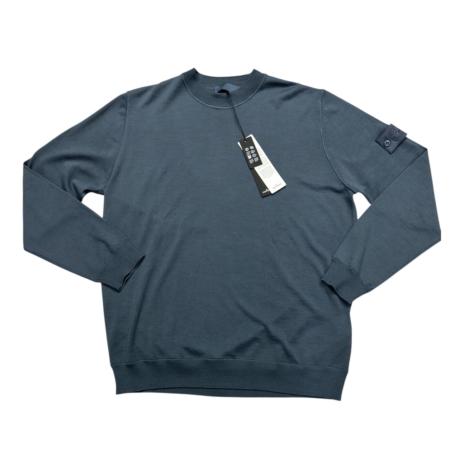Stone Island Ghost Lightweight Knitted Wool Sweater