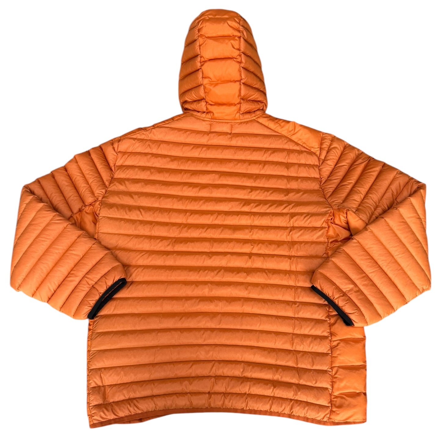 Stone Island Loom Woven Hooded Coat - Orange