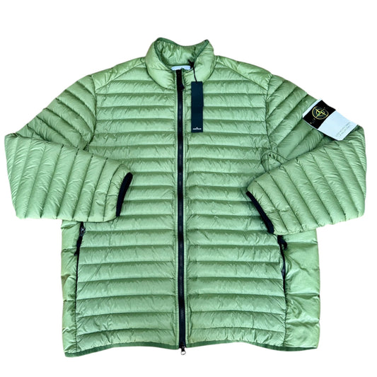 Stone Island Loom Woven Coat - Green