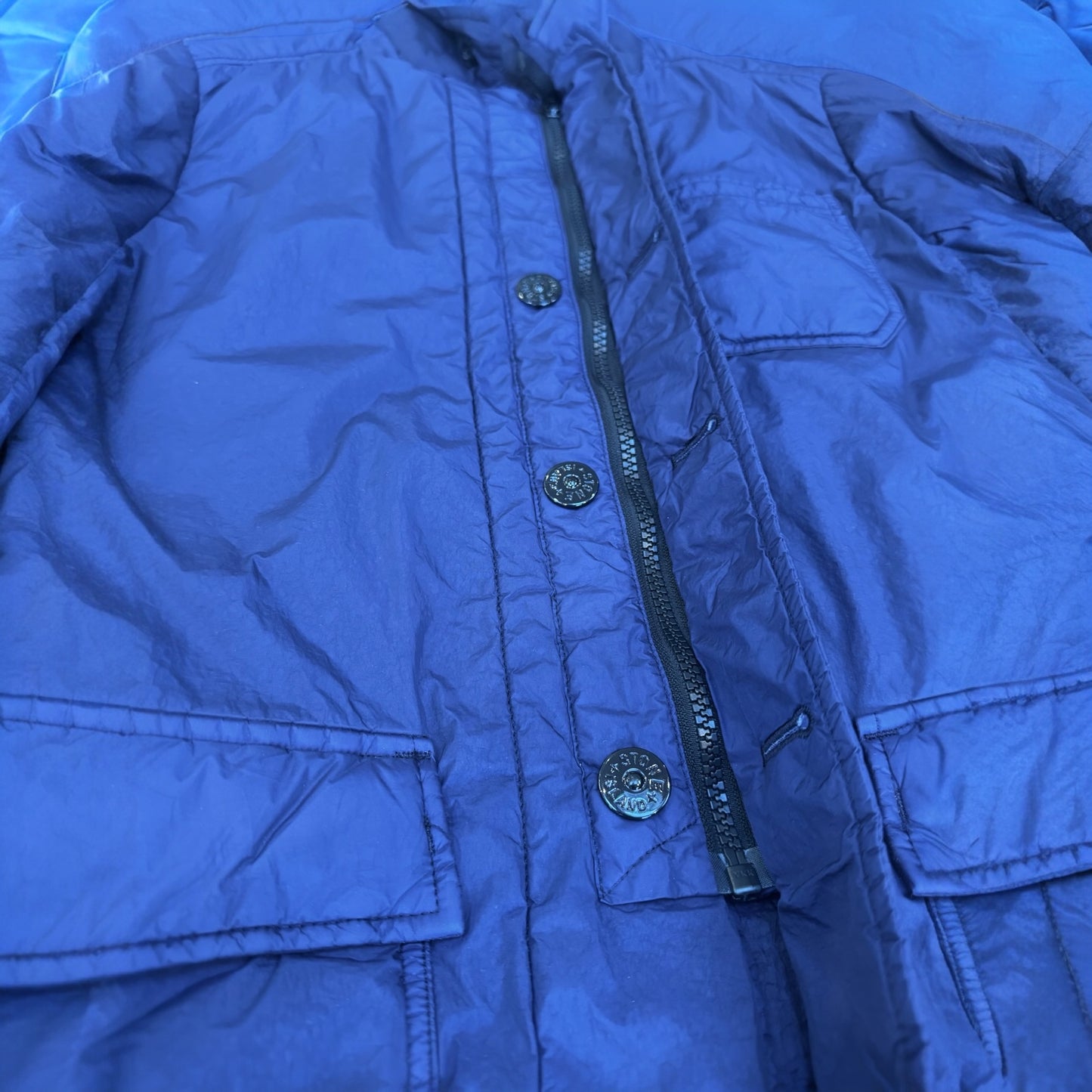 Stone Island Garment Dye Crinkle Reps Down Jacket