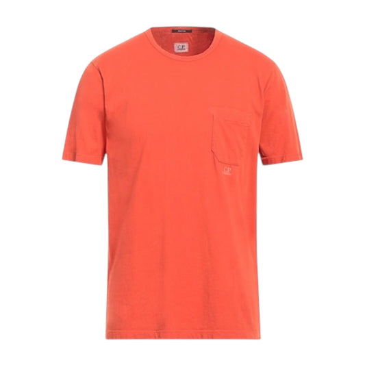 C.P. Company T Shirt Pocket - Orange