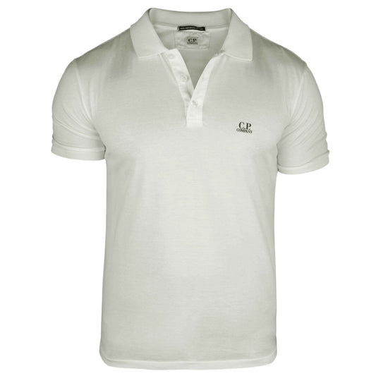 C.P. Company White Polo