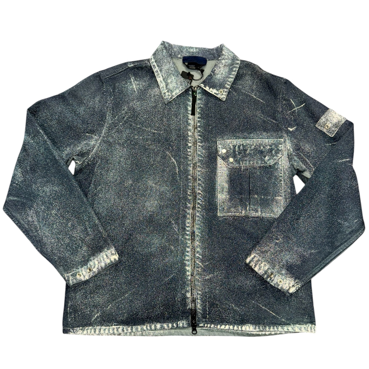 Stone Island Hand Sprayed Reflective Light Bull Denium-TC