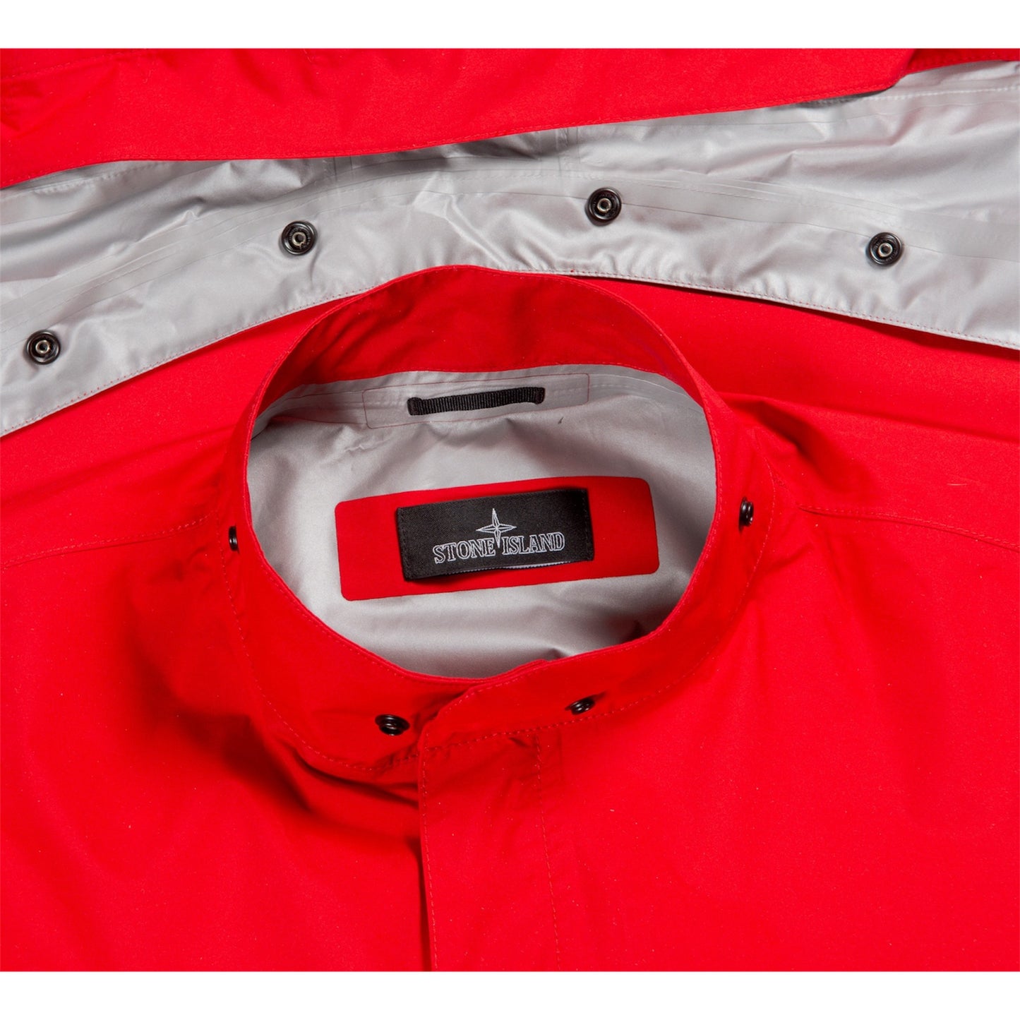 Stone Island Shadow Project Gore-Tex Paclite Jacket In Red Medium