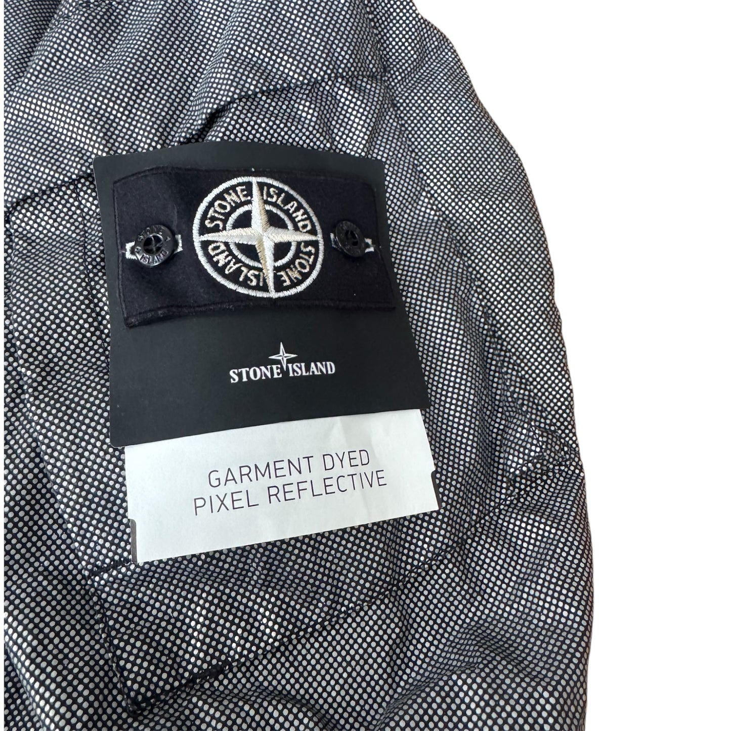 Stone Island Black Pixel Reflective Jacket XXL New With Tags